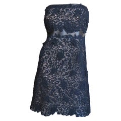 Valentino New Lace Strapless Dress