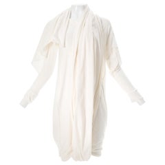 Used Worlds End by Vivienne Westwood and Malcolm McLaren Cotton Toga Dress, fw 1982 