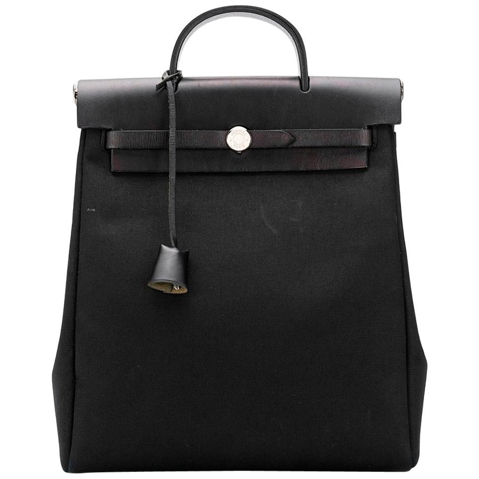 Hermès Black 30cm Herbag