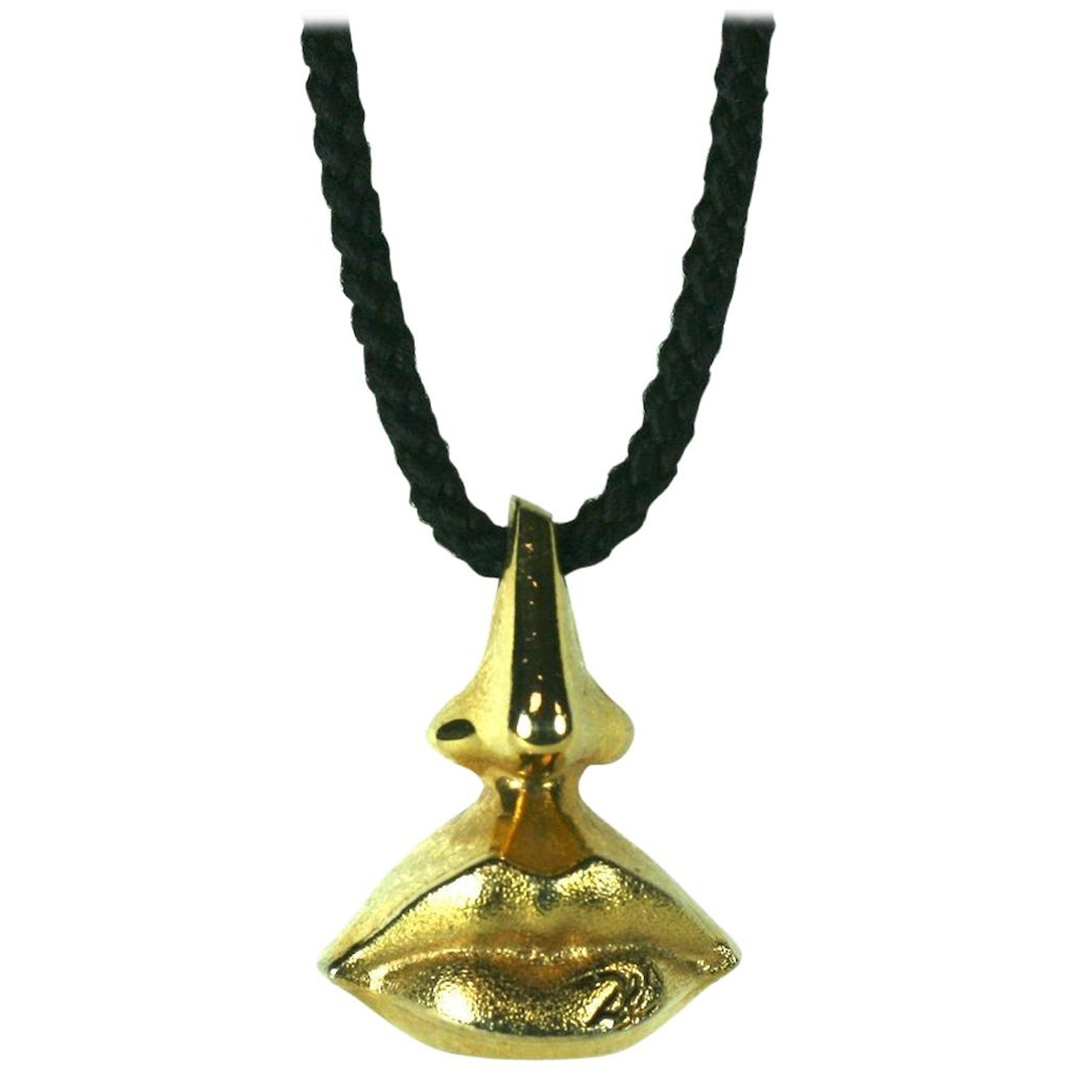 Salvador Dali Aphrodite Pendant Necklace at 1stDibs | salvador dali  necklace, dali necklace