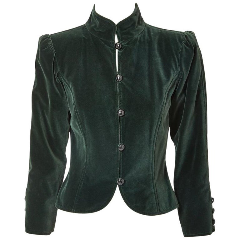 Yves Saint Laurent Rive Gauche Vintage Velvet Jacket