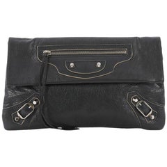 Balenciaga Envelope Clutch Classic Studs Leather