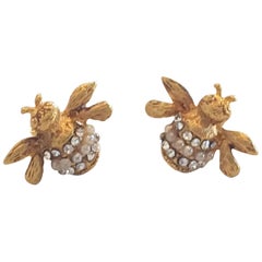 Askew of London Bumble Bee earrings