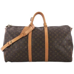 Louis Vuitton Keepall Bandouliere Bag Monogram Canvas 55,