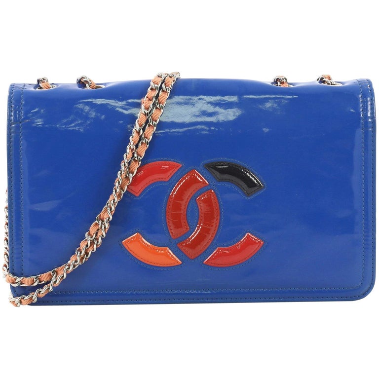 Chanel Lipstick Flap Bag Patent Vinyl Small at 1stDibs