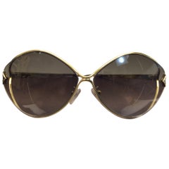 Louis Vuitton Gold Tone Sunglasses