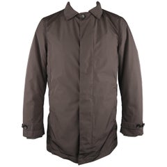 Chubasquero desmontable con cuello 2 en 1 para hombre EREDI PISANO L Marrón