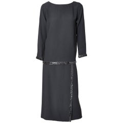 Yves Saint Laurent Tunic and Wrap Skirt Evening Ensemble