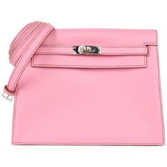 Hermes Kelly Danse 5P Pink Swift Palladium 