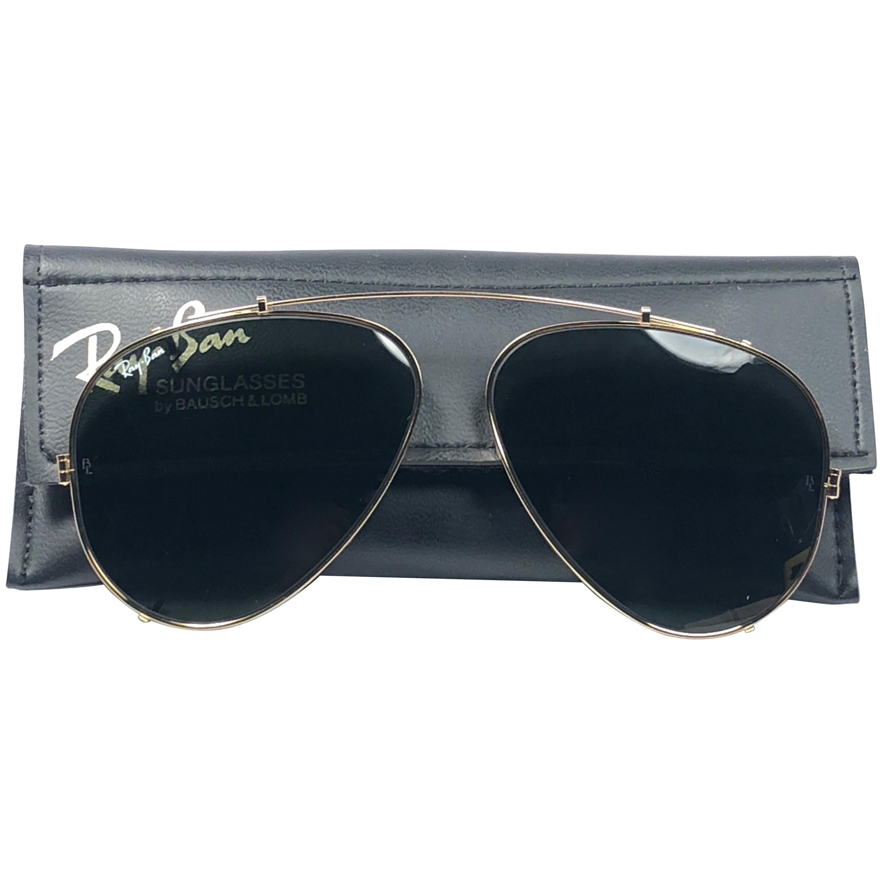 ray ban aviator clip on sunglasses