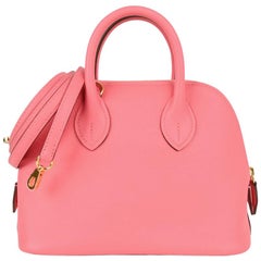 Hermes Mini Bolide 1923 Sac Rose Azalee Evercolor