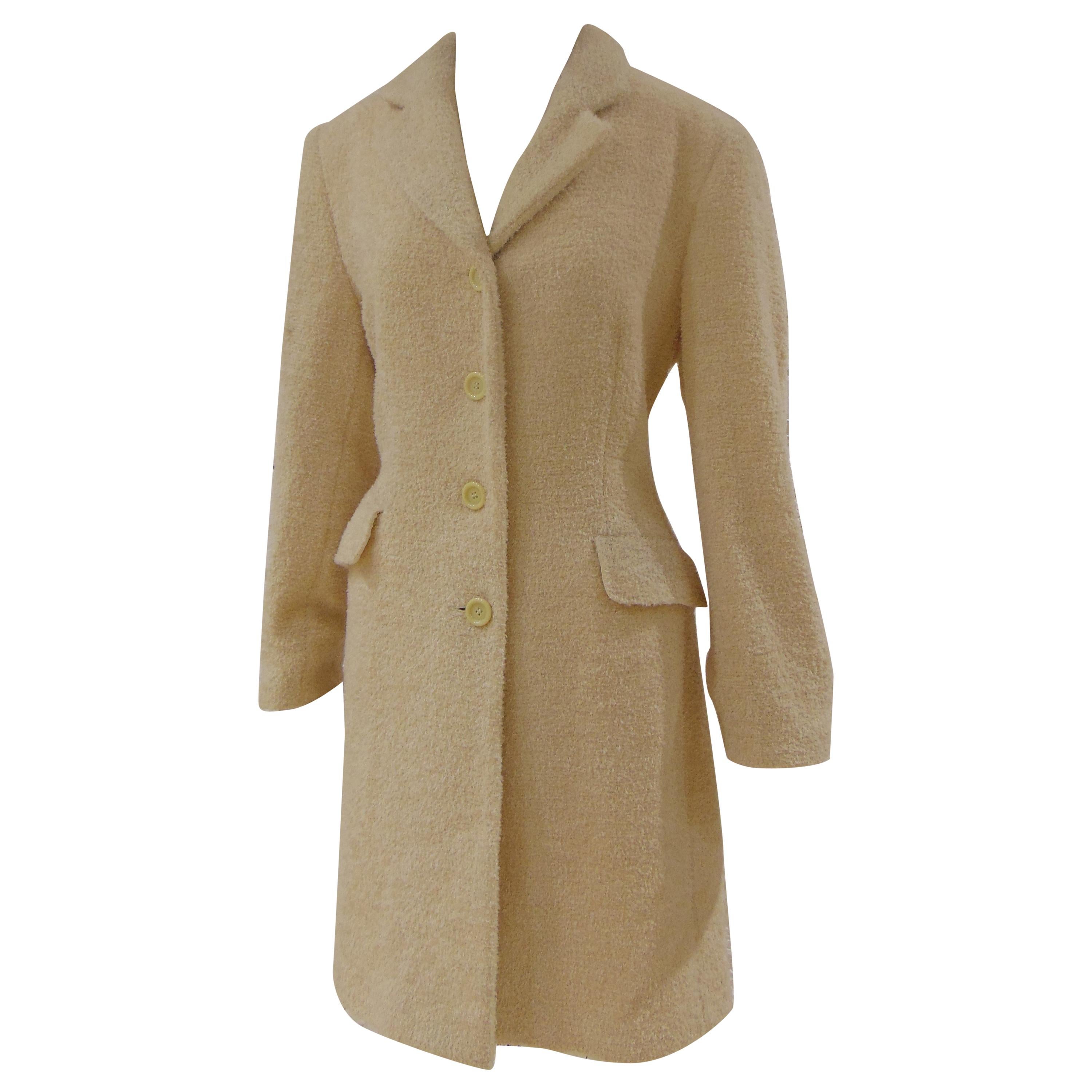 Mari Beije Wool Coat For Sale