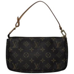 Louis Vuitton Monogram Pochette Accessories Wristlet Handbag