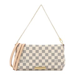 Used Louis Vuitton Favorite Handbag Damier MM