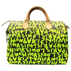 2008 Louis Vuitton Graffiti Stephen Sprouse Speedy 30 Bag