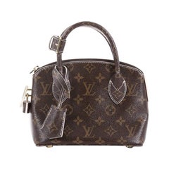 Louis Vuitton Lockit Handbag Monogram Fetish Canvas BB