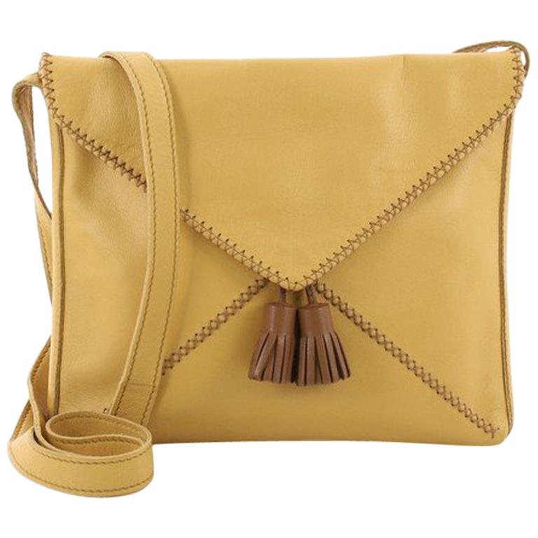 Hermes Tassel Envelope Crossbody Bag Leather Small For Sale at 1stdibs