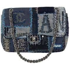 Chanel Denim Patchwork Bag at 1stDibs  chanel denim bags, denim patchwork  purse, chanel denim cf