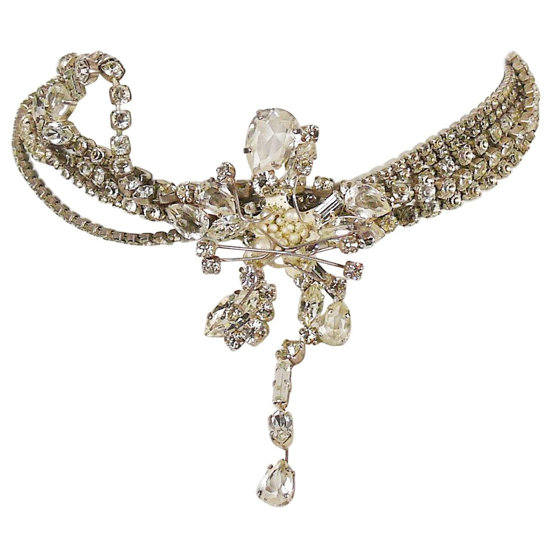 Christian Lacroix Vintage Diamante Necklace