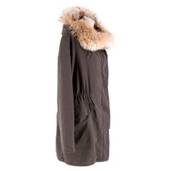 Yves Salomon Fur Lined Army Parka US 2 For Sale at 1stDibs | yves salomon  army parka, army by yves salomon, yves salomon fur lined parka