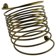 Jean Paul Gaultier Vintage Spiral Cuff Bracelet