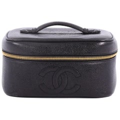 Chanel Vintage Timeless Cosmetic Case Caviar