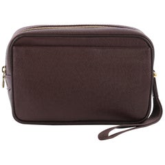 Louis Vuitton Kaluga Pochette Clutch Taiga Leather