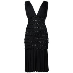 Vintage Yves Saint Laurent 1983 Sequin Cocktail Dress