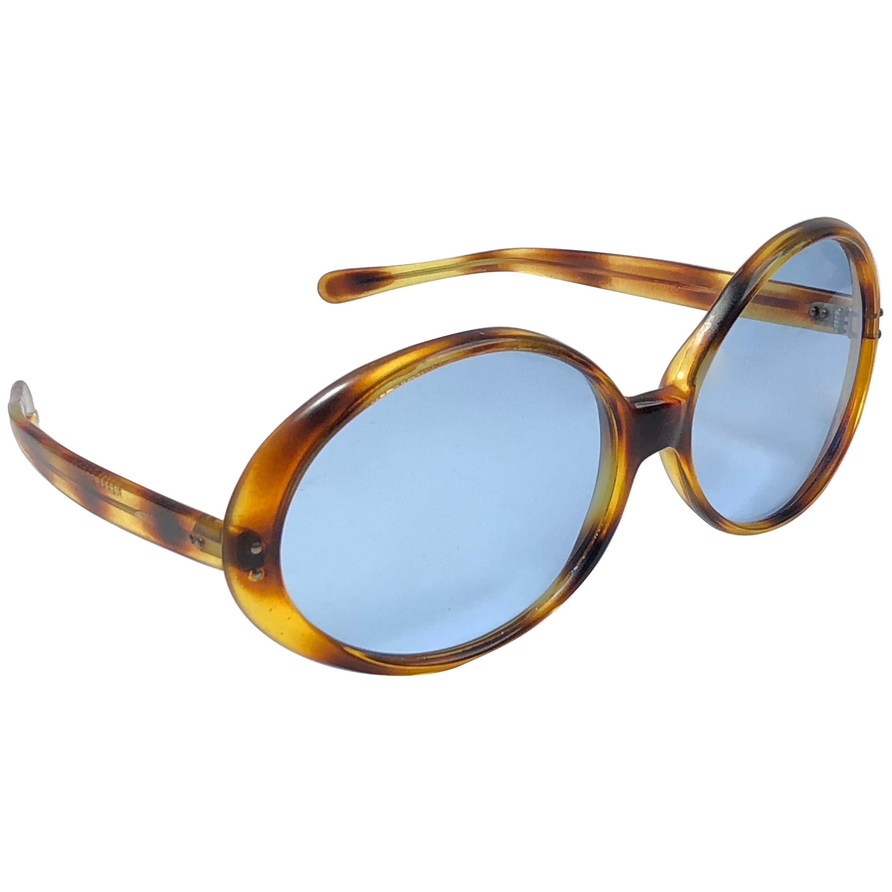 Vintage Pierre Cardin Colossal Tortoise Collector Item 1960's Sunglasses