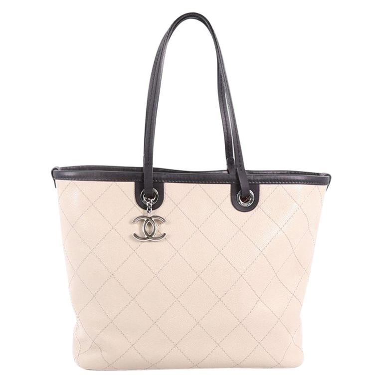 Chanel Silver Fever Caviar Quilted Shoulder Tote Bag – Italy Station