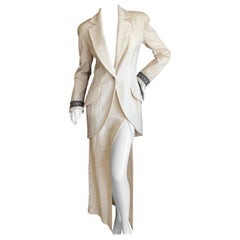 Christian Dior by John Galliano S/S 1997 "In a Boudoir Mood" Lace Jacket & Skirt