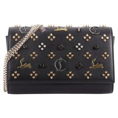 Christian Louboutin Paloma Clutch Studded Leather Small