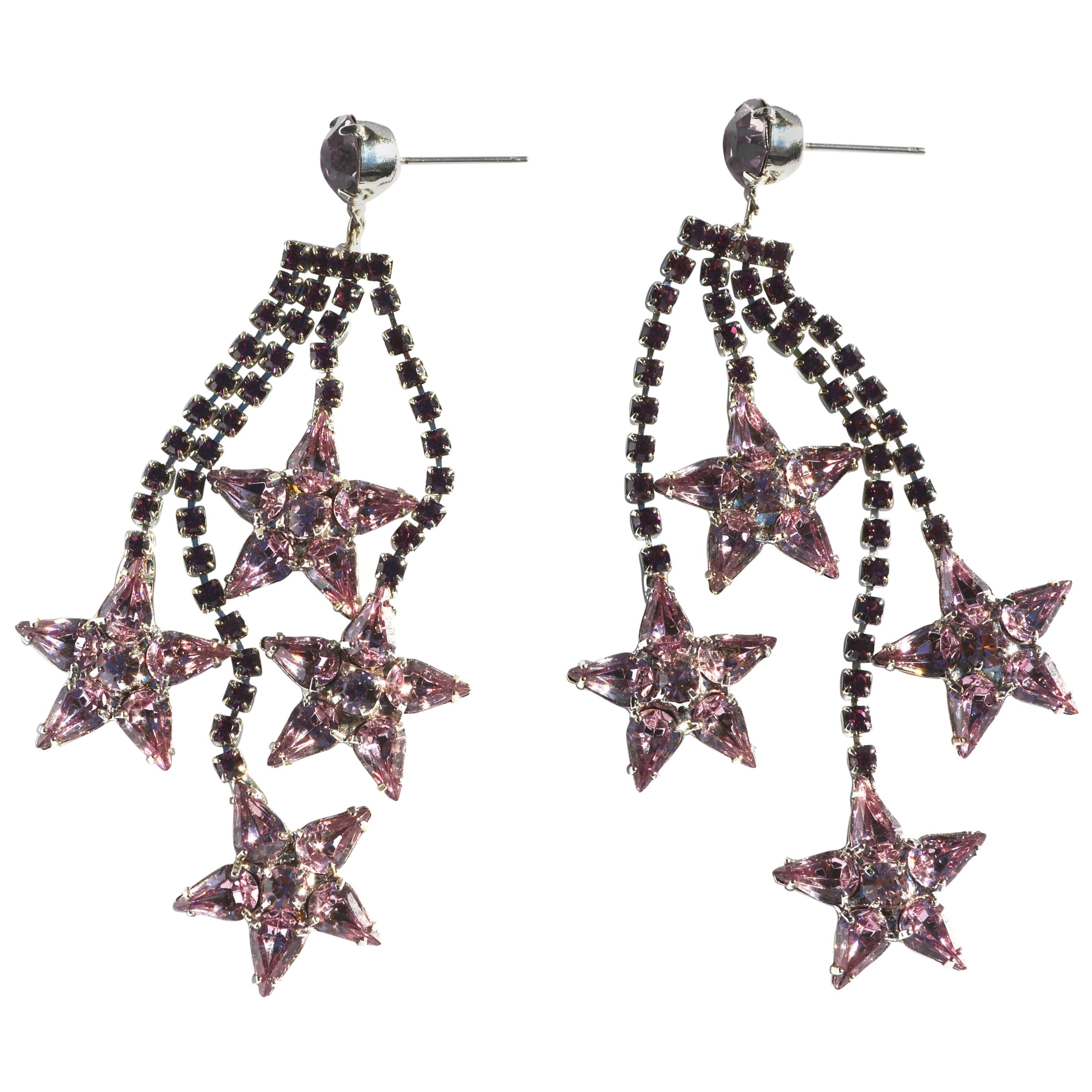 Lilac Cassiopeia Earring For Sale