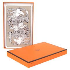 Hermes Jumbo Playing Cards Set Les 4 Mondes New