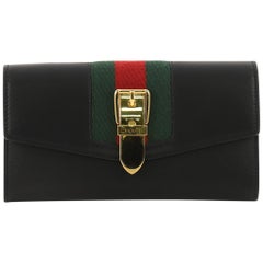 Gucci Sylvie Continental Wallet Leather
