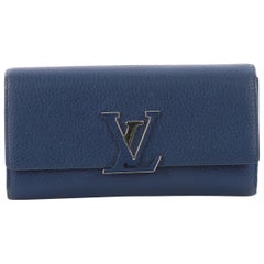 Louis Vuitton Capucines Wallet Leather