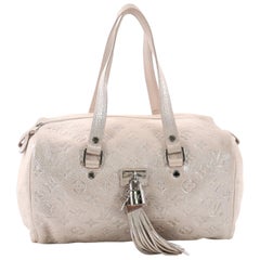 Louis Vuitton Comete Handbag Limited Edition Shimmer Monogram Embossed Leather