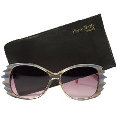 New Retro Rare Pierre Marly " Rush " Small Avantgarde 1960 Sunglasses