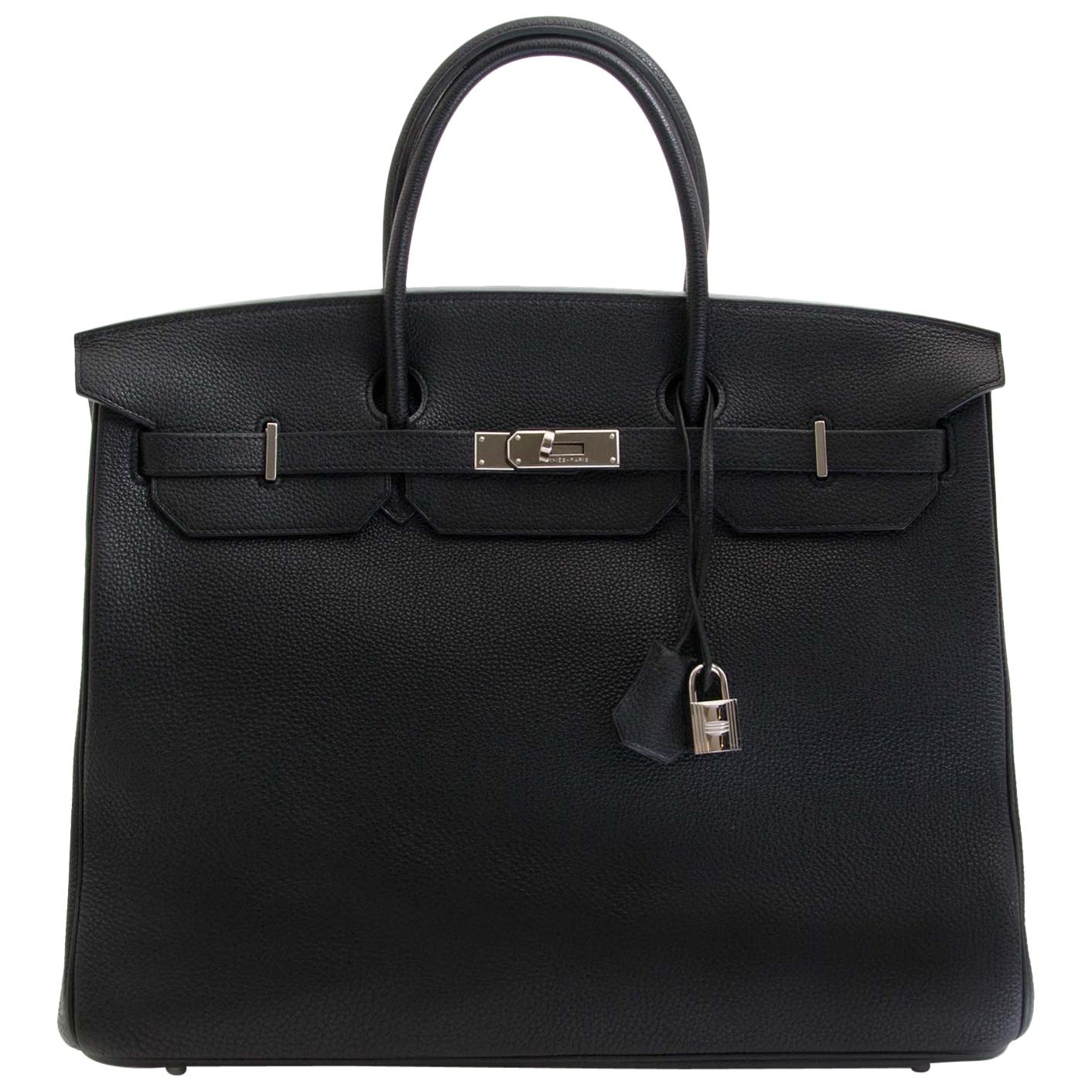 Hermès Birkin 40cm Black Togo PHW