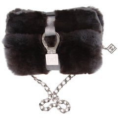 Chanel Classic Bag Feston Stitch - dark grey