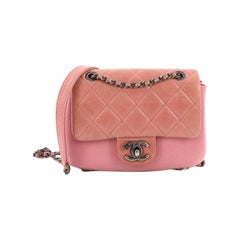 Chanel Paris-Salzburg Flap Bag Felt and Quilted Calfskin Mini at