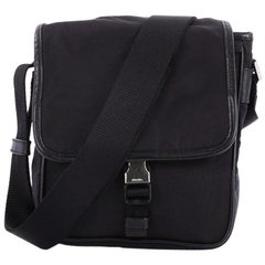 Prada Buckle Messenger Bag Tessuto Smal
