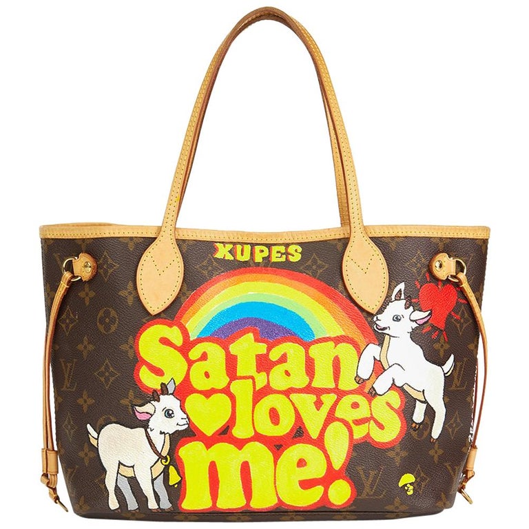 Louis Vuitton Xupes X Year Zero London 'Satan Loves Me' Neverfull PM at  1stDibs | louis vuitton satan loves me, satan loves me louis vuitton, louis  vuitton x year zero