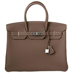 Hermès Birkin 35 Etoupe Togo PHW