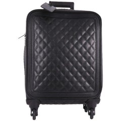 Chanel Coco Case Rolling Trolley Quilted Caviar