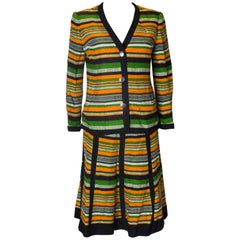 Retro 1960s Skirt Suit By Jacques Reval Paris