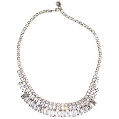 Vintage Weiss Rhinestone necklace 