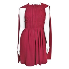 Valentino New Silk Dress with Cape