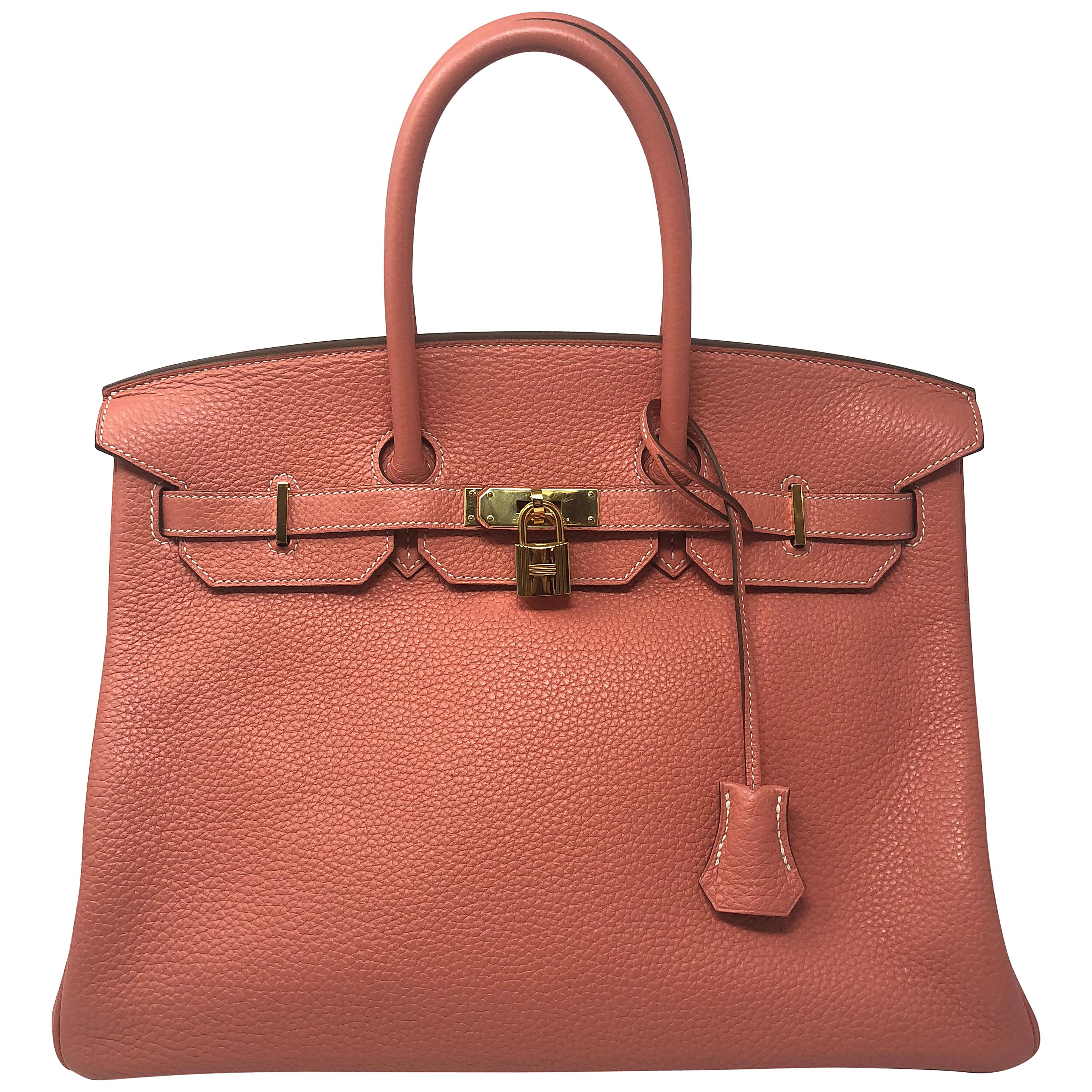 Hermes Birkin 35 Crevette Clemence GHW 