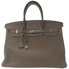 Hermes Birkin 40 Etoupe Togo Leather